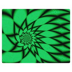 The Fourth Dimension Fractal Double Sided Flano Blanket (medium)  by Wegoenart