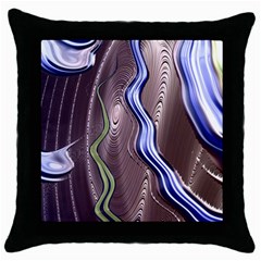 Art Design Decoration Card Color Throw Pillow Case (black) by Wegoenart