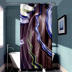 Art Design Decoration Card Color Shower Curtain 36  X 72  (stall)  by Wegoenart