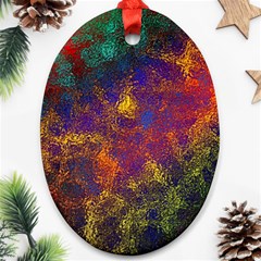 Pattern Background Wallpaper Ornament (oval)