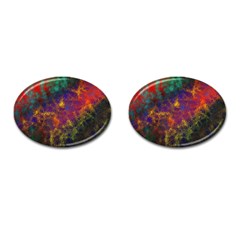 Pattern Background Wallpaper Cufflinks (oval)