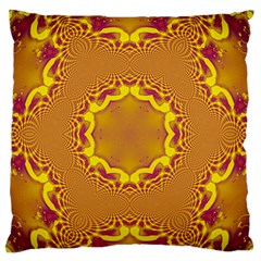 Abstract Fractal Pattern Washed Out Standard Flano Cushion Case (one Side) by Wegoenart