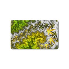 Fractal Mobius Dragon Marijuana Magnet (Name Card)