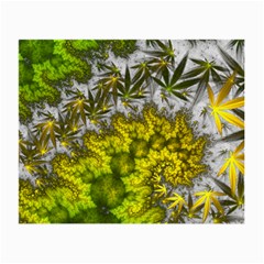 Fractal Mobius Dragon Marijuana Small Glasses Cloth