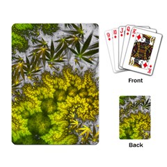 Fractal Mobius Dragon Marijuana Playing Cards Single Design