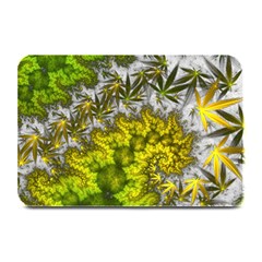 Fractal Mobius Dragon Marijuana Plate Mats