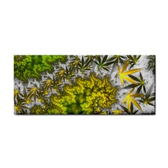 Fractal Mobius Dragon Marijuana Hand Towel