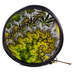 Fractal Mobius Dragon Marijuana Mini Makeup Bag