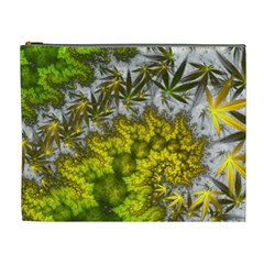 Fractal Mobius Dragon Marijuana Cosmetic Bag (XL)