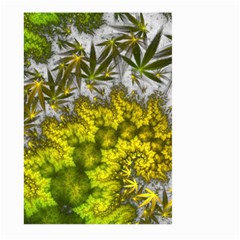 Fractal Mobius Dragon Marijuana Large Garden Flag (Two Sides)