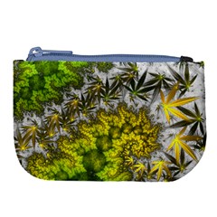 Fractal Mobius Dragon Marijuana Large Coin Purse