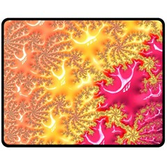 Fractal Math Mathematics Science Fleece Blanket (medium)  by Wegoenart