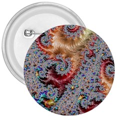 Fractal Artwork Design Pattern 3  Buttons by Wegoenart