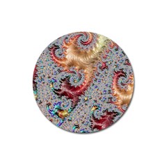 Fractal Artwork Design Pattern Magnet 3  (round) by Wegoenart