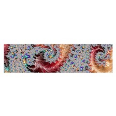 Fractal Artwork Design Pattern Satin Scarf (oblong)