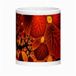 Leaf Autumn Nature Background Morph Mugs Center