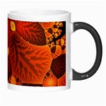 Leaf Autumn Nature Background Morph Mugs Right