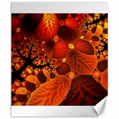 Leaf Autumn Nature Background Canvas 8  X 10  by Wegoenart