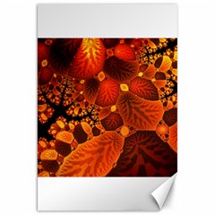 Leaf Autumn Nature Background Canvas 20  X 30  by Wegoenart