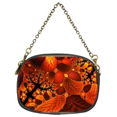 Leaf Autumn Nature Background Chain Purse (two Sides) by Wegoenart