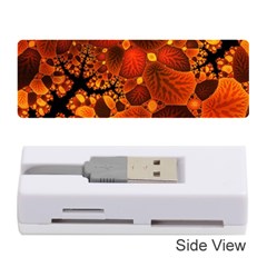 Leaf Autumn Nature Background Memory Card Reader (stick) by Wegoenart