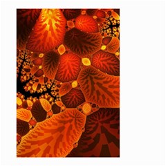 Leaf Autumn Nature Background Small Garden Flag (two Sides)