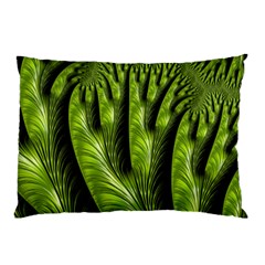 Fractal Background Abstract Green Pillow Case (two Sides) by Wegoenart