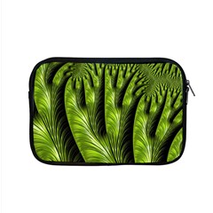 Fractal Background Abstract Green Apple Macbook Pro 15  Zipper Case by Wegoenart