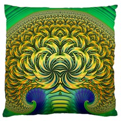 Fractal Tree Abstract Fractal Art Large Cushion Case (one Side)