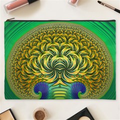 Fractal Tree Abstract Fractal Art Cosmetic Bag (xxxl) by Wegoenart