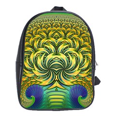 Fractal Tree Abstract Fractal Art School Bag (xl) by Wegoenart