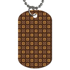 Background Pattern Structure Dog Tag (one Side) by Wegoenart