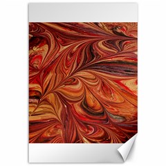 Marbled Paper Mottle Color Movement Canvas 12  X 18  by Wegoenart