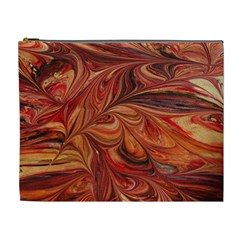 Marbled Paper Mottle Color Movement Cosmetic Bag (xl) by Wegoenart