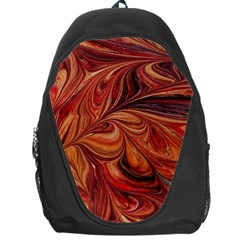 Marbled Paper Mottle Color Movement Backpack Bag by Wegoenart