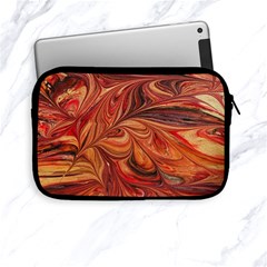 Marbled Paper Mottle Color Movement Apple Ipad Mini Zipper Cases by Wegoenart