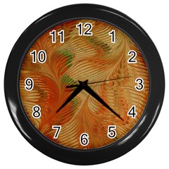 Mottle Color Movement Colorful Wall Clock (black)