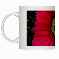 Fantasy Flower Fractal Blossom White Mugs