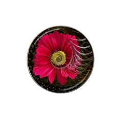 Fantasy Flower Fractal Blossom Hat Clip Ball Marker