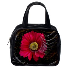 Fantasy Flower Fractal Blossom Classic Handbag (one Side)