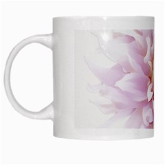 Abstract Transparent Image Flower White Mugs