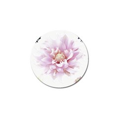 Abstract Transparent Image Flower Golf Ball Marker (10 Pack)