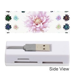 Abstract Transparent Image Flower Memory Card Reader (stick) by Wegoenart