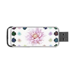 Abstract Transparent Image Flower Portable Usb Flash (one Side) by Wegoenart