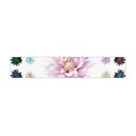 Abstract Transparent Image Flower Flano Scarf (Mini) Front