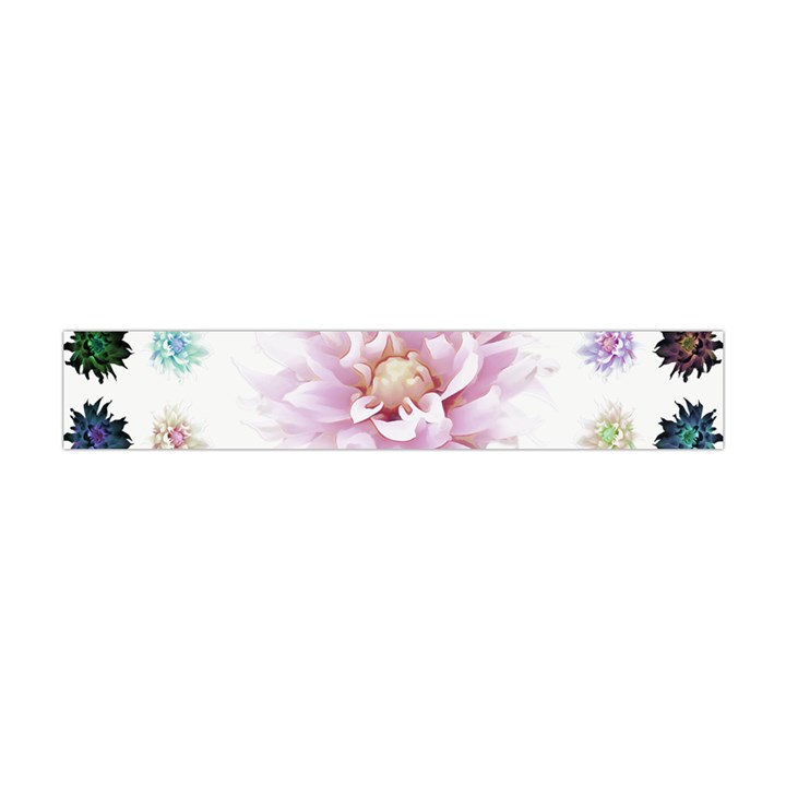 Abstract Transparent Image Flower Flano Scarf (Mini)