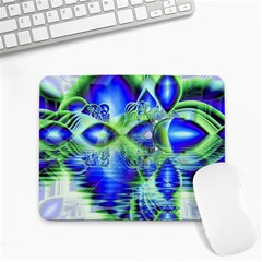 Irish Dream Under Abstract Cobalt Blue Skies Small Mousepad by DianeClancy