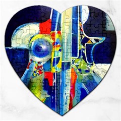 Twilight Bass No  2 Jigsaw Puzzle (heart) by Azure