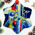 Twilight Bass No. 2 Snowflake Ornament (Two Sides) Front