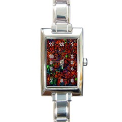 Dance  Of The  Forest 1 Rectangle Italian Charm Watch